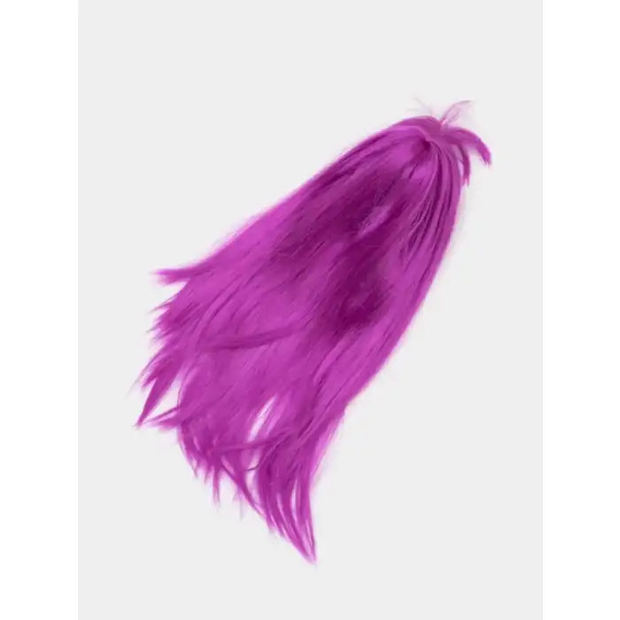 AsilTech Fuşya Renk Düz Kesim Peruk