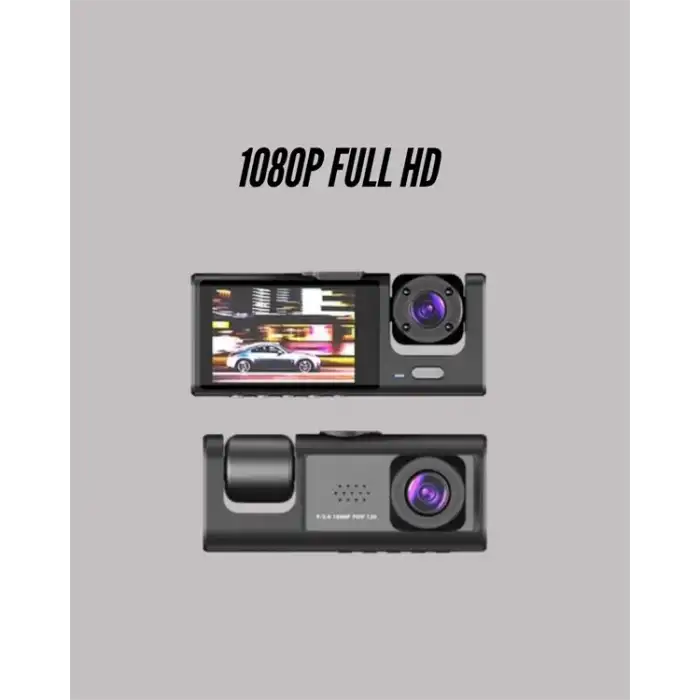 AsilTech G-Sensörlü 3lü Kayıtlı Araç Kamerası