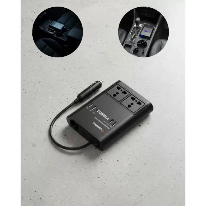 AsilTech G25 Araç Çakmak Girişli Güç İnvertörü