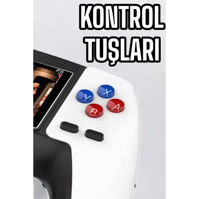 AsilTech Gamepad 520 Retro Oyunlu Taşınabilir El Konsolu Atari