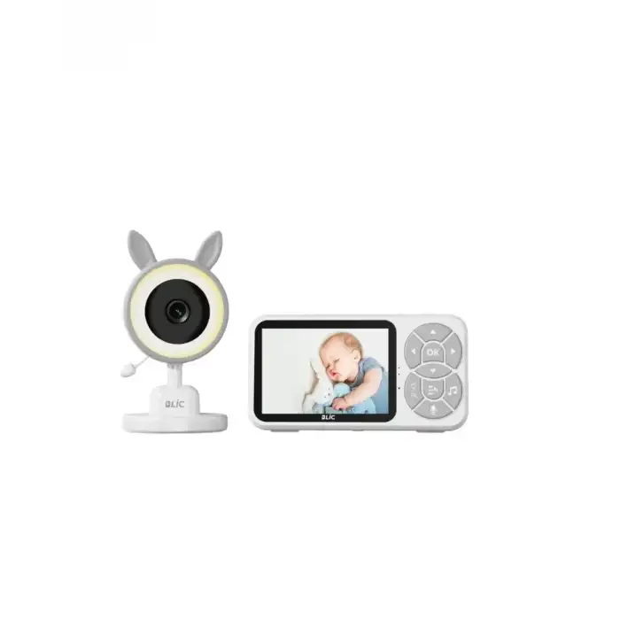 AsilTech Gece Görüşlü Bebek Telsizi Besleme Hatırlatıcılı LCD Ekran Yeni Nesil