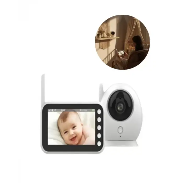 AsilTech Gece Görüşlü Hareket Takipli Bebek Kamera Sistemi