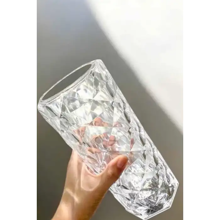 AsilTech Gece Lambası Kristal Lamba Dokunmatik Şarjlı Hediyelik