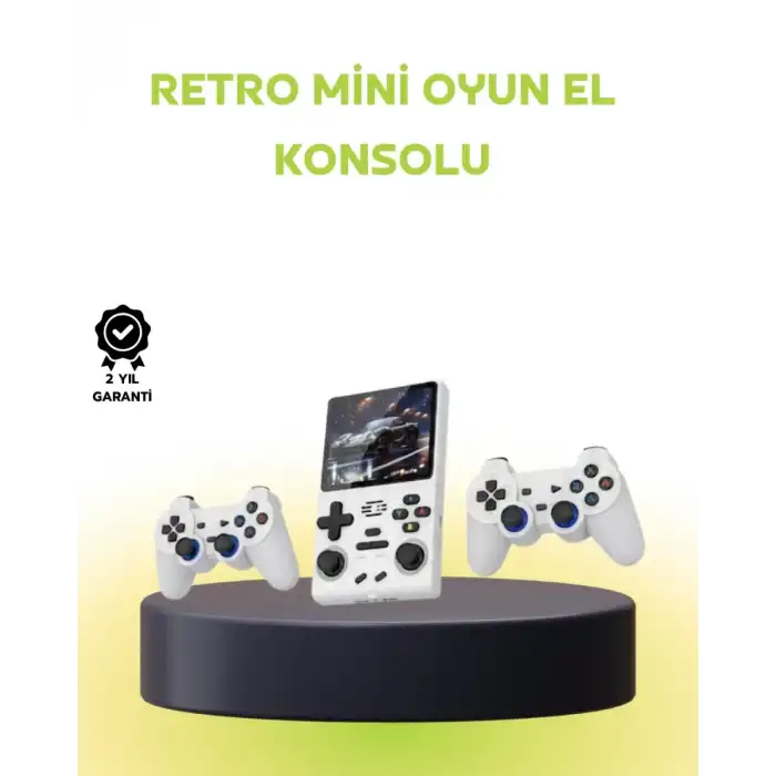 AsilTech Geniş Ekranlı Taşınabilir Retro Oyun Konsolu