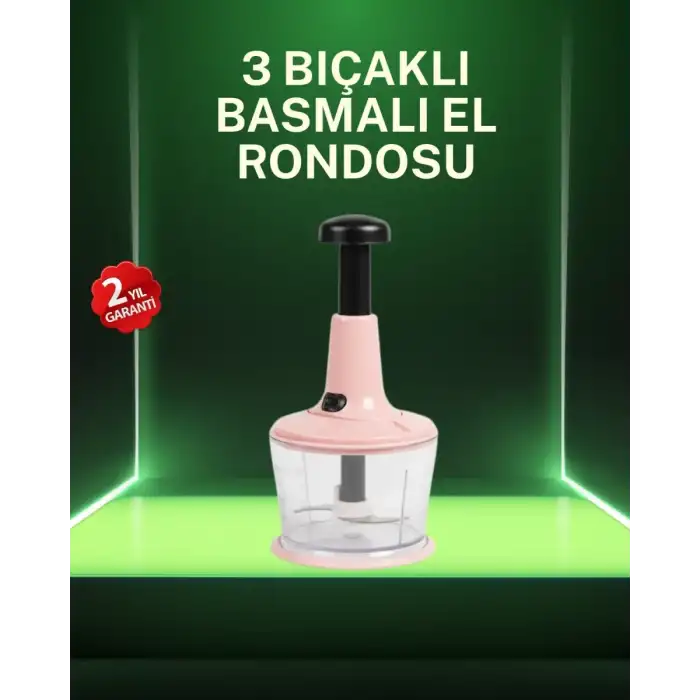 AsilTech Geniş Hazneli Manuel Doğrayıcı Ev Tipi Kullanım