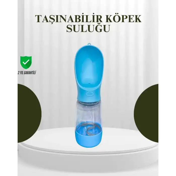 AsilTech Gıda Sınıfı Malzemeli Evcil Hayvan Su Şişesi BPA İçermez Tek Tuş Kontrol