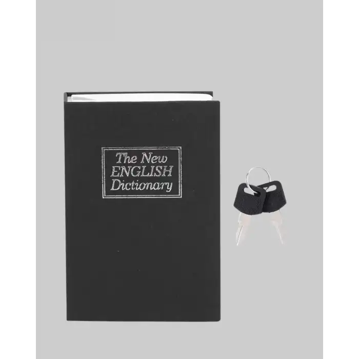 AsilTech Gizli Kitap Kasa – Metal Gövdeli, Anahtarlı