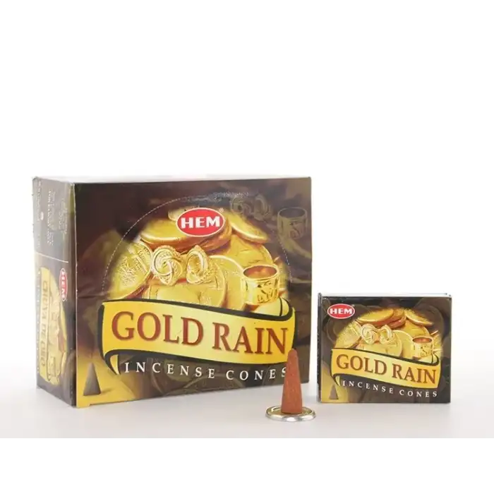 AsilTech Gold Rain Aromalı Konik Tütsü