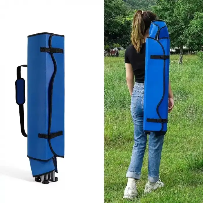 AsilTech Gölgelikli Kamp Sandalyesi - Katlanabilir - Taşınabilir - Bardak Tutuculu