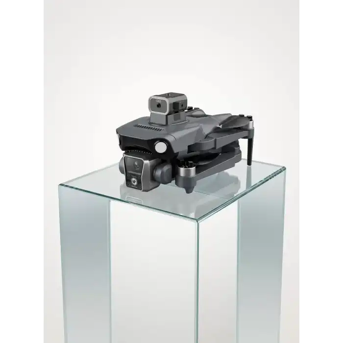 AsilTech GPS Destekli Katlanabilir Çift Kameralı Drone Ekranlı Kumandalı