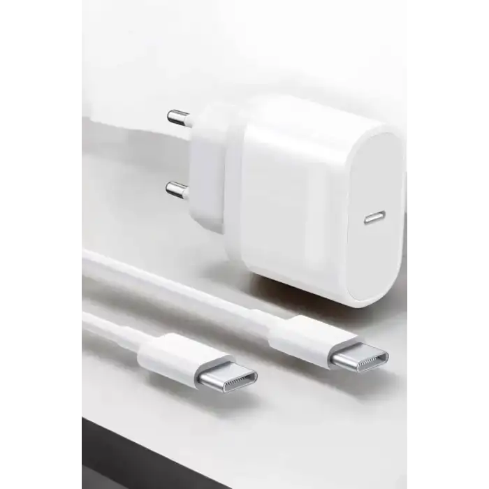 AsilTech Güç Adaptörü ve Kablosu Şarj Aleti 15/15 Pro Max Uyumlu Hızlı Şarj