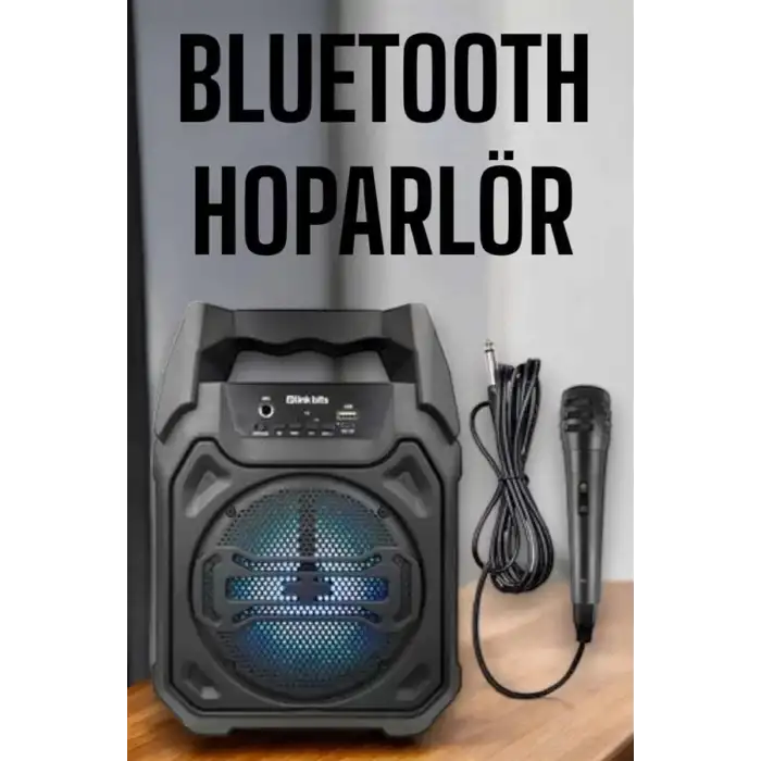 AsilTech Güçlü ve Şarj Edilebilir Bluetooth Hoparlör 6.5 İnç