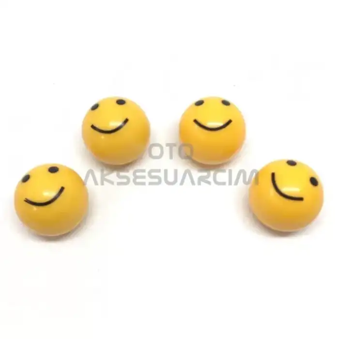 AsilTech Gülen Emoji Lüx Sibop Kapağı Sarı