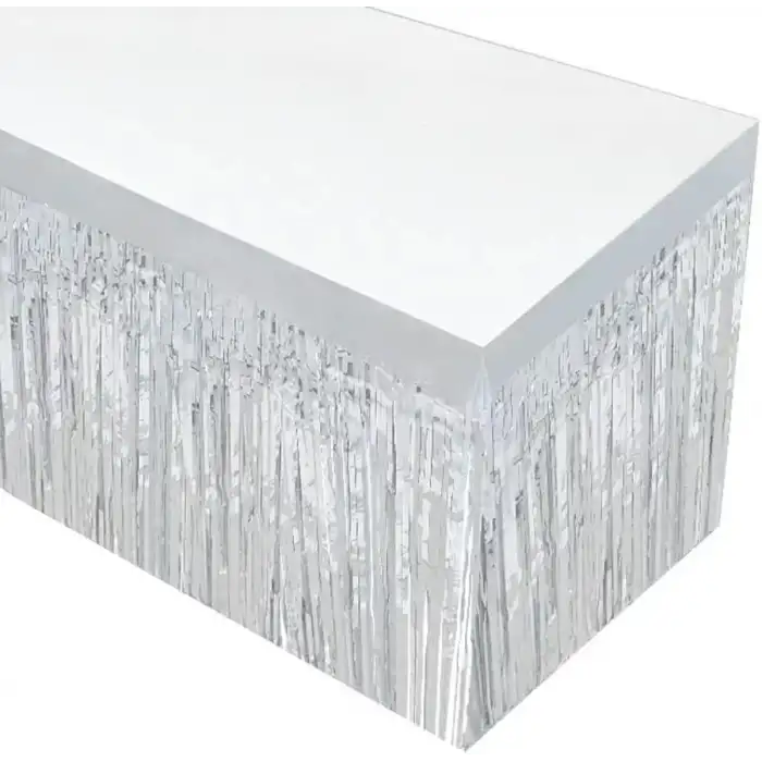 AsilTech Gümüş Metalize Masa Eteği