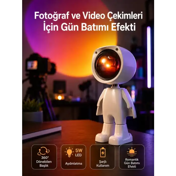 AsilTech GÜNBATIMI PROJEKTÖR