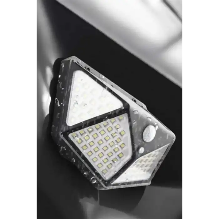 AsilTech Güneş Enerjili Bahçe Aydınlatma Lambası Solar 100 Led Lamba