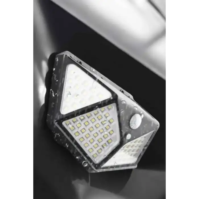 AsilTech Güneş Enerjili Bahçe Aydınlatma Lambası Solar 100 Led Lamba