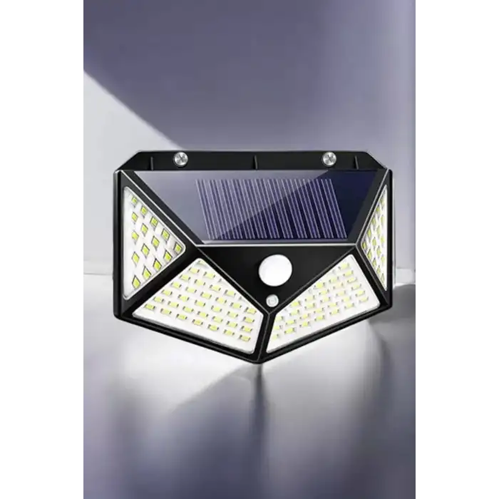 AsilTech Güneş Enerjili Bahçe Aydınlatma Lambası Solar 100 Led Lamba