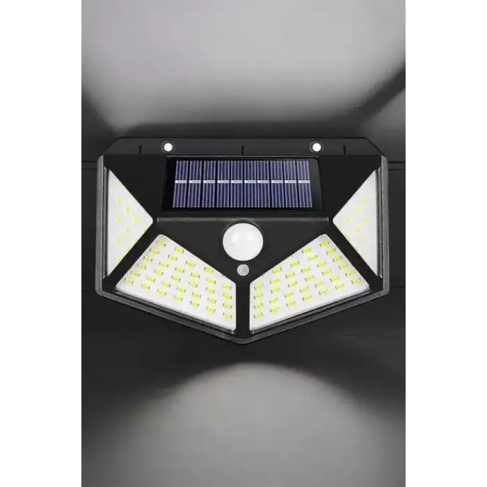 AsilTech Güneş Enerjili Bahçe Aydınlatma Lambası Solar 100 Led Lamba
