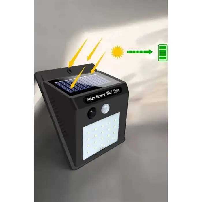 AsilTech Güneş Enerjili Bahçe Lambası Solar Gece Aydınlatma Sensörlü Lamba