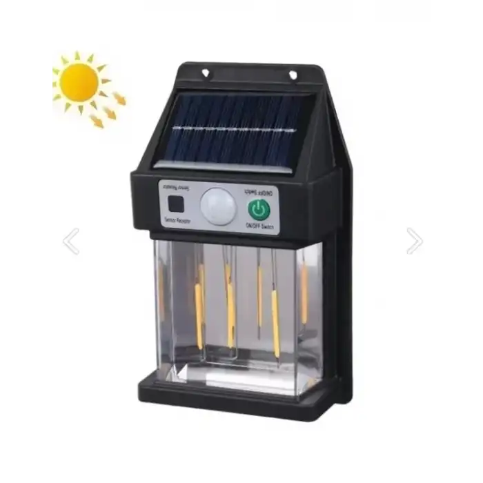 AsilTech Güneş Enerjili Hareket Sensörlü Duvar Lambası