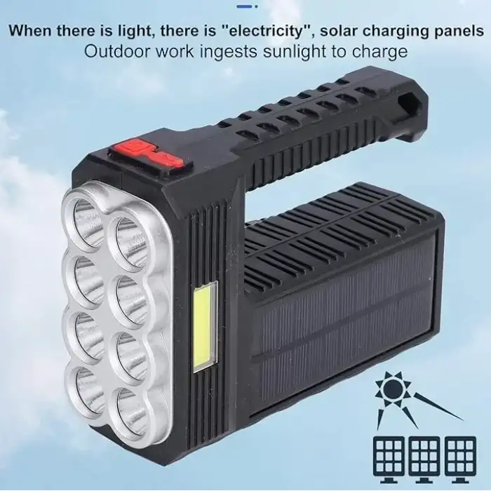 AsilTech Güneş Enerjili Kamp Av Feneri