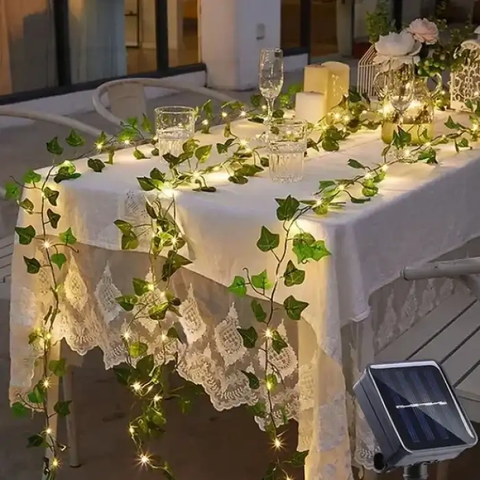 AsilTech Güneş Enerjili Sarmaşık Led Dekor 5 Metre
