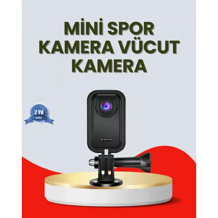 AsilTech Günlük Kullanıma Uygun Mini Video Kamera Vlog Çekimleri İçin