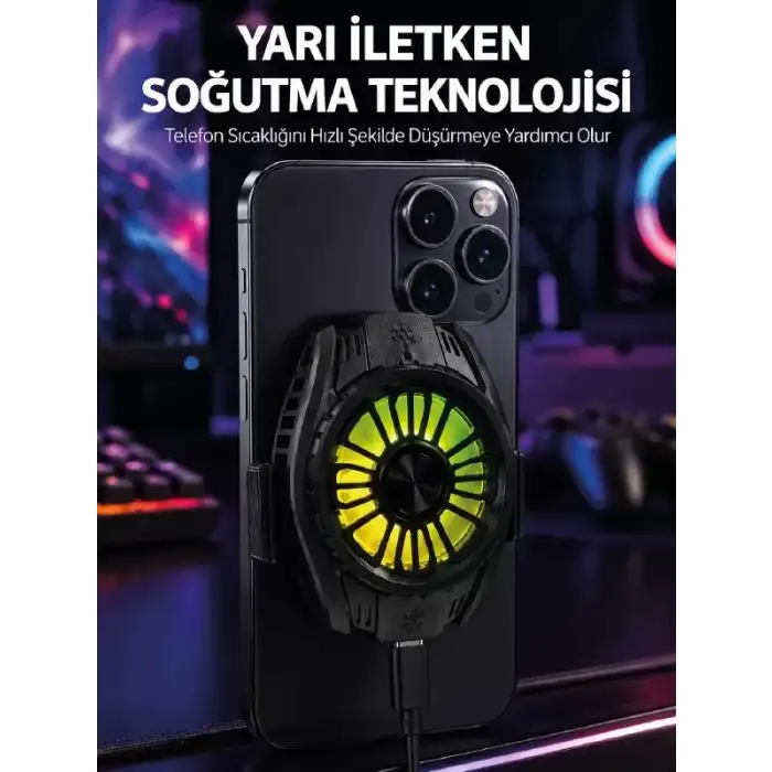 AsilTech Hafif Tasarımlı Hızlı Soğutma Sağlayan Telefon Soğutucu