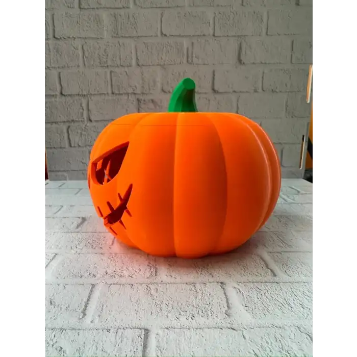AsilTech Halloween Balkabağı Dekor 23×15 cm Cadılar Bayramı Biblo Süs Objeleri