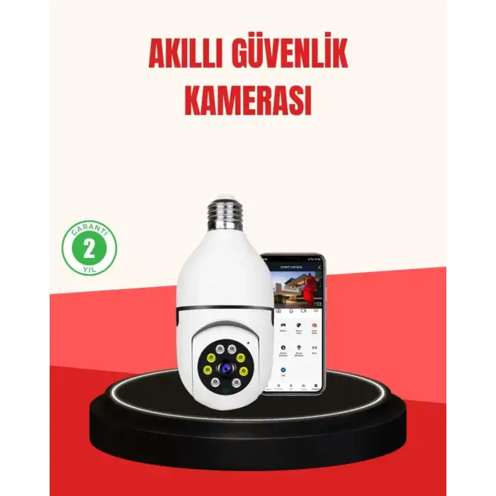 AsilTech Hareket Algılamalı Kablosuz Akıllı Ev Güvenlik Kamerası