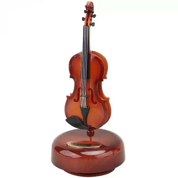 AsilTech Hareketli Violin Müzik Kutusu