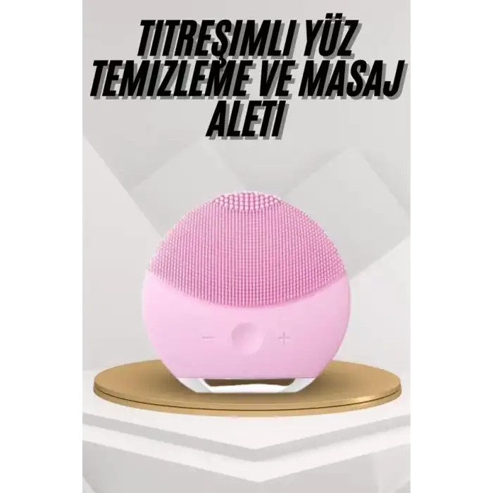 AsilTech Hassas Ciltlere Özel Titreşimli Yüz Temizleme ve Masaj Aleti