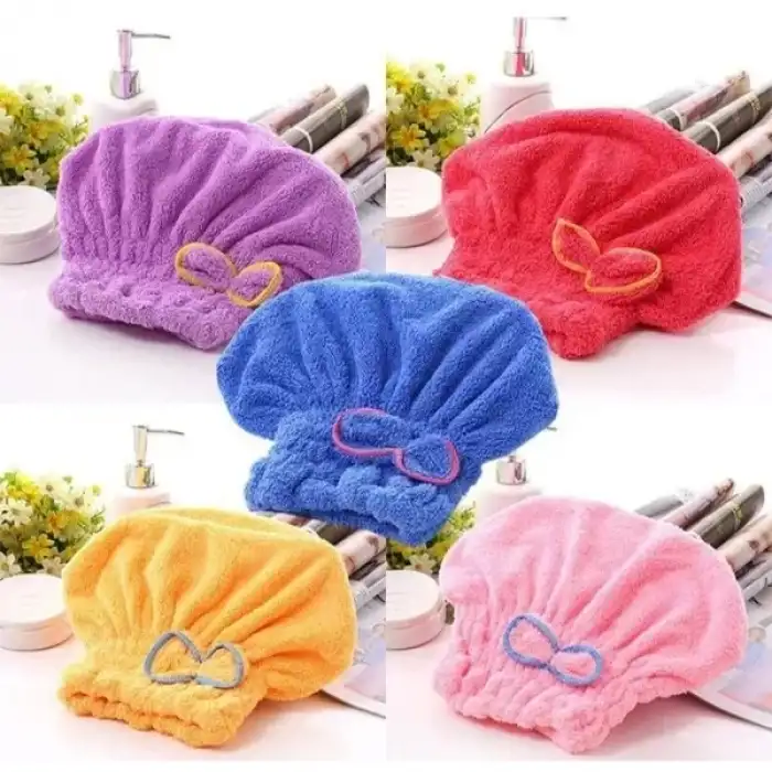 AsilTech Havlu Saç Kurutma Bonesi