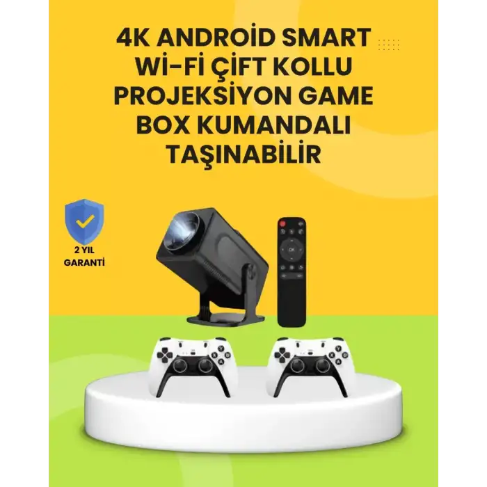 AsilTech HCS350pro Android 11 İşletim Sistemli Mini Projektör