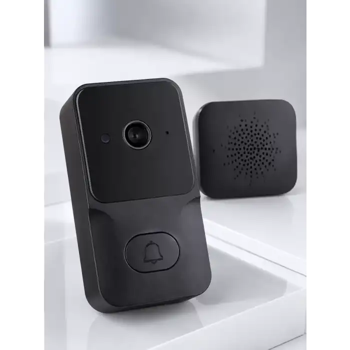 AsilTech HD Kameralı Akıllı Kapı Zili | Çift Yönlü Sesli Wi-Fi Görüntülü Kapı Zili