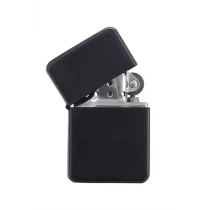 AsilTech Hediyelik Zarif Model Siyah Benzinli Çakmak