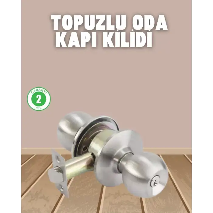 AsilTech İç ve Dış Mekan Uyumlu Giriş Tipi Topuzlu Kilit