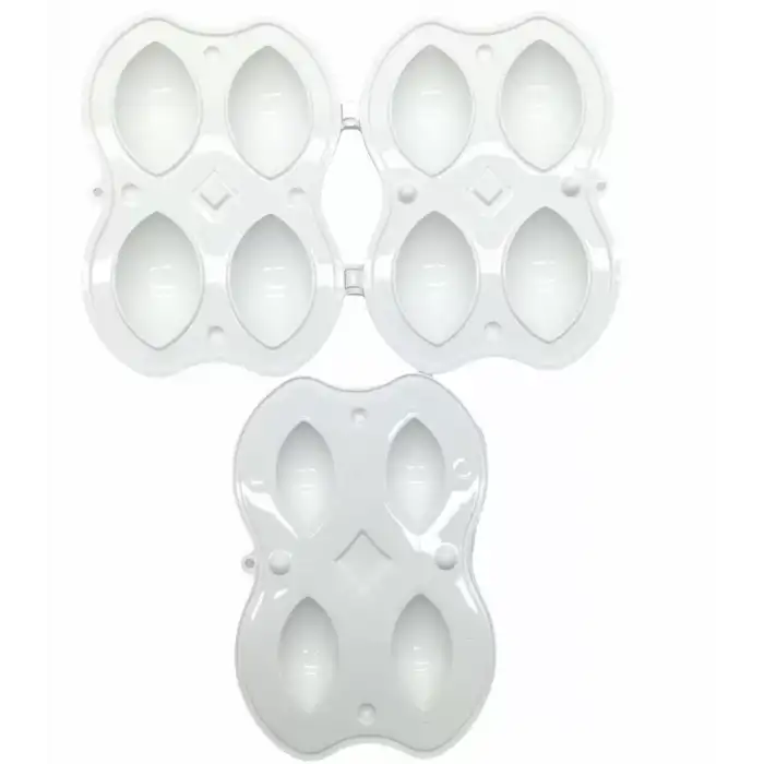 AsilTech İçli Köfte Yapma Kalıbı - 4lü - Plastik