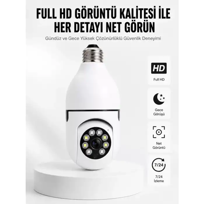 AsilTech İki Yönlü Ses Destekli Full HD Akıllı Kamera Yeni Nesil