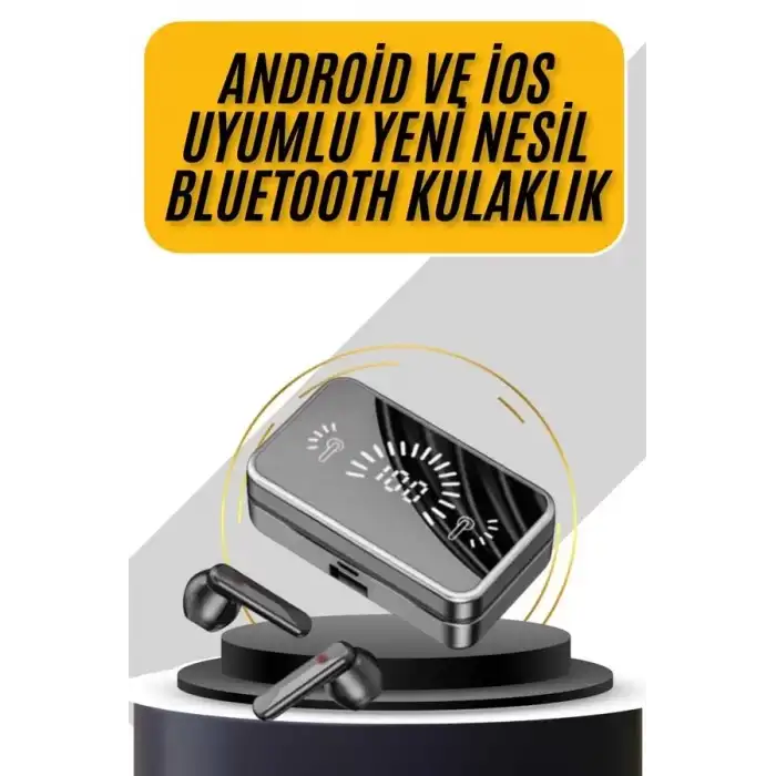 AsilTech İos Android Uyumlu Bluetooth Kulaklık Kablosuz Kulaklık Yüksek Basslı