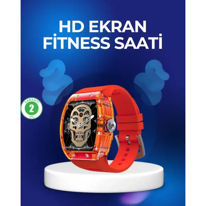 AsilTech IP67 Suya Dayanıklı Akıllı Saat Uzun Pil Ömürlü