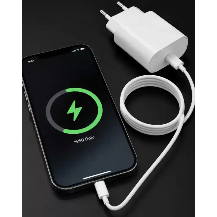 AsilTech iPhone 14 13 12 Mini 11 XR XS X 20W Hızlı Şarj Adaptörü