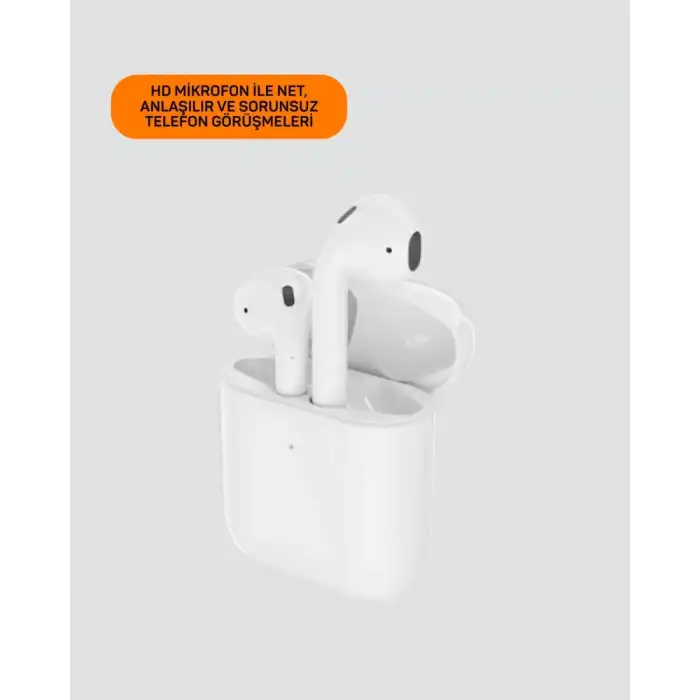 AsilTech iPhone Pro ve Pro Max Uyumlu TWS Bluetooth Kulaklık Gürültü Engelleyici
