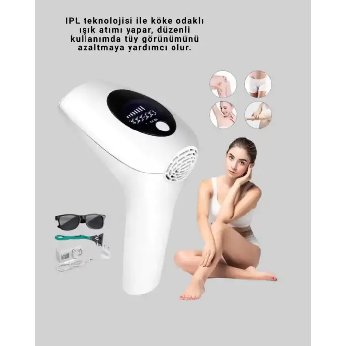 AsilTech IPL Lazer Epilasyon Aleti 5 Kademeli Güç Ayarlı