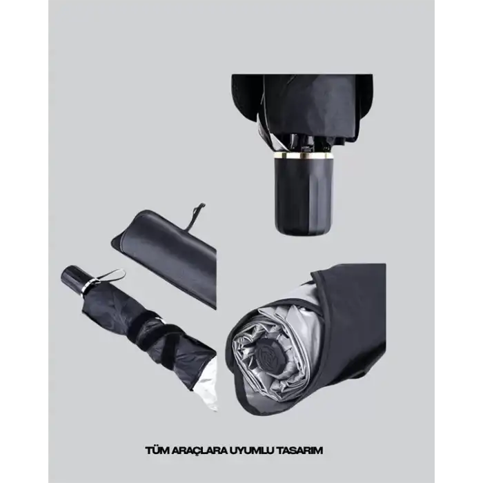 AsilTech Isı ve UV Engelleyici Güneşlik – 360° Bükülebilir Şemsiye Sapı ile Konfor