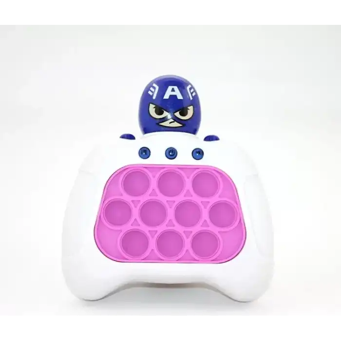 AsilTech Işıklı Müzikli Pop-It Captain America Tasarımlı