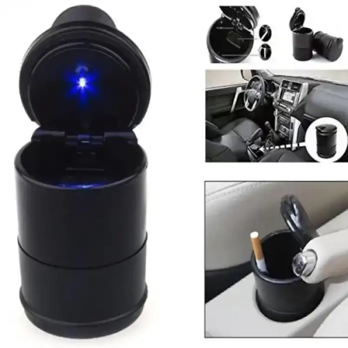 AsilTech Işıklı Oto Küllük