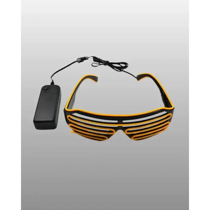 AsilTech Işıklı Tasarımlı LED Gözlük Eğlence Aksesuarı