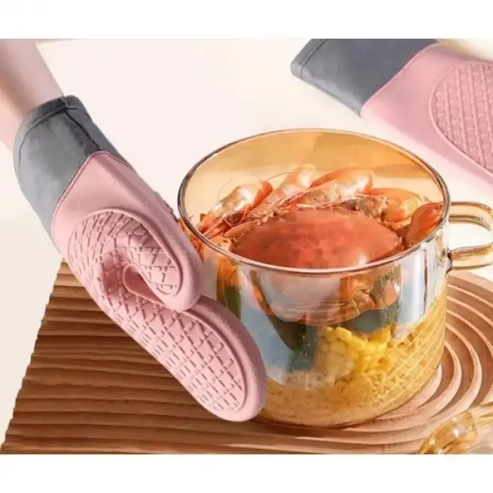 AsilTech Isıya Dayanıklı Silikon Fırın Eldiveni